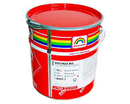 MALCHEM МАЛХЕМ Winimax Эмаль-грунт Винимакс универсальная полуматовая, Основа C, 10л — эмаль матовая, стойкая, колеруемая для фасада