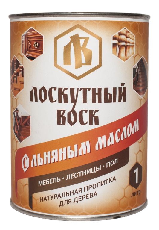 Лоскутный воск Лоскутный воск с льняным маслом, 5 л, оттенок Бесцветный, защитно-декоративная, колеруемая для наружных работ