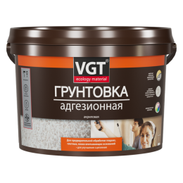 Адгезионная грунтовка ВГТ с кварцевой крошкой — грунтовка VGT ВГТ, 3 кг, для внутренних работ