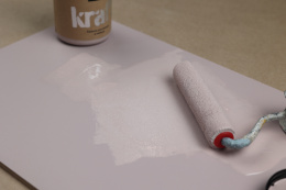 АМО Меловая краска для мебели АМОdecor Ягодный мусс, акриловая, для дерева, без резкого запаха, матовая, для окон и дверей