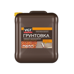 Грунт глубокого проникновения универсальный ВГТ ВГТ, цвет, фасовка 30 кг: для наружных работ, по штукатурке