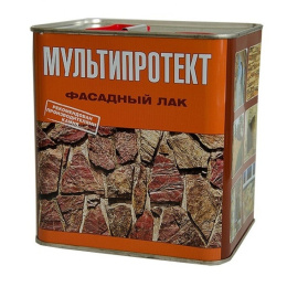 защитный лак Фасадный лак МультиПротект-Л Мультипротект Бесцветный 20 л, защитно-декоративная по штукатурке