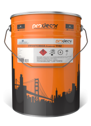 Грунтовка по металлу Prodecor 1102 быстросохнущая, 50 кг, Серая, Продекор 1102 по алюминию и оцинковке