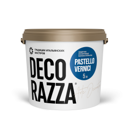 Лессировка матовая PASTELLO VERNICI Decorazza, цвет, фасовка 5 кг: для внутренних работ, для стен и потолков