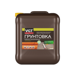 VGT Грунтовка с антисептиком ВГТ наружн./внутр., 1 кг — грунтовка укрепляющая для фасада