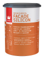 Фасадная краска Facade Silicon (гл/мат) Tikkivala, цвет Основа C - для колеровки в насыщенные тона, фасовка 0,9л: для наружных работ, по штукатурке