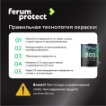 ferumprotect Грунт-эмаль FERUMPROTECT-201 classic полуматовая 2,7 кг Синий, для наружных работ, матовая, укрепляющая, стойкая, колеруемая