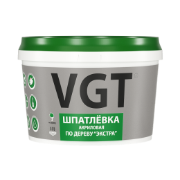 VGT Шпатлевка по дереву Экстра ВГТ, Бук, 0,3 кг — шпатлевка для фасада