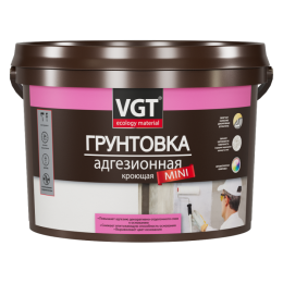 VGT Адгезионная кроющая грунтовка MINI ВГТ, 8 кг — грунтовка укрепляющая по бетону