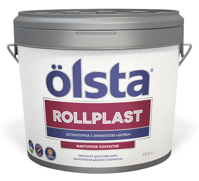 Фактурная штукатурка Rollplast