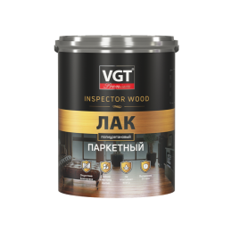 VGT Лак паркетный полиуретановый PREMIUM ВГТ, Матовый, 9 кг — лак полиуретановая, износостойкая, матовая, колеруемая для пола