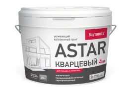 Astar Грунт адгезионный Астар Кварцевый Байрамикс Белый 7 кг Bayramix: для декоративной штукатурки