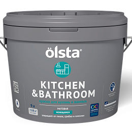 Краска для кухонь и ванных Kitchen&bathroom